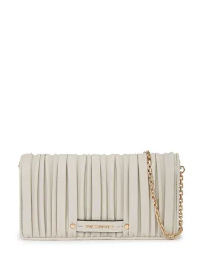 Karl Lagerfeld Kushion Cross Body Wallet In Neutrals