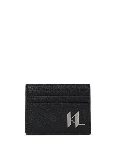 Karl Lagerfeld K/plak Card Holder In Black