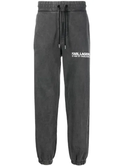 Karl Lagerfeld Jogginghose Mit Logo-print In Black