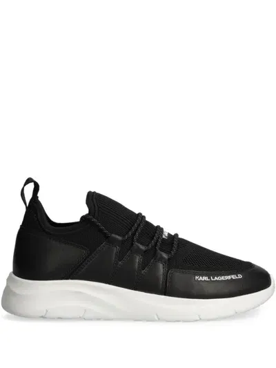 Karl Lagerfeld Logo-print Sneakers In Black