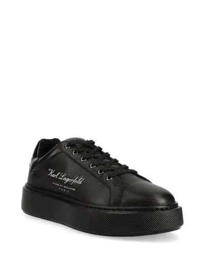 Karl Lagerfeld Maxi Kup Hotel Karl Sneakers In Black