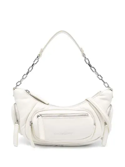 Karl Lagerfeld Medium City Shoulder Bag In White