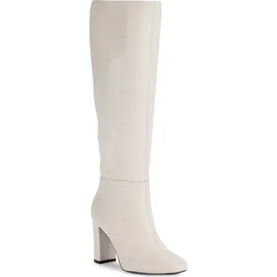 Karl Lagerfeld Paris Vani Knee High Boot In Soft White