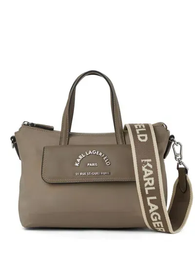 Karl Lagerfeld Small Rsg Tote Bag In Neutrals