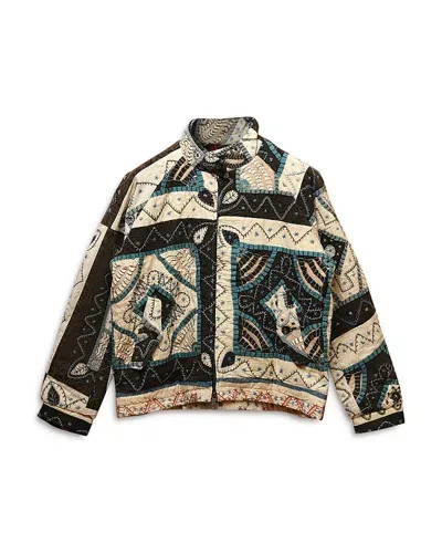 Karu Research Quilted Cotton Jacket In Multicolor