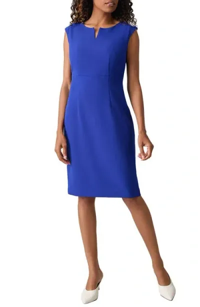 Kasper Cutout Sheath Dress In Royal