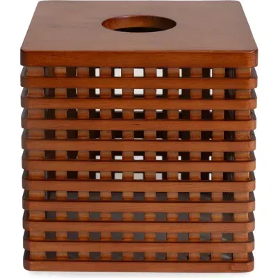 Kassatex Osaka Tissue Holder In Medium Brown