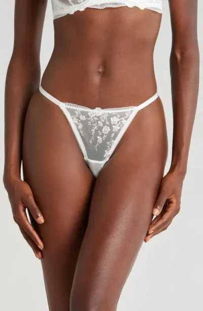 Kat The Label Sofia Thong In White