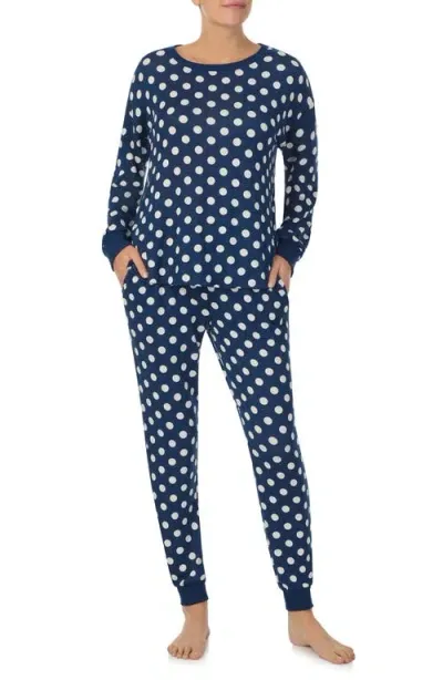 Kate Spade New York Print Pajamas In Gray Dot