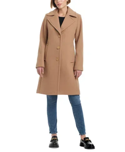 Kate Spade Women's Single-breasted Coat In Camel