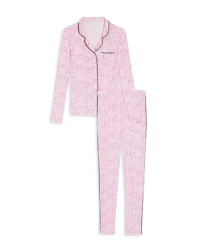 Katiejnyc Girls' Maia Long Sleeved Top & Pants Pajamas Set - Big Kid In X's  O's