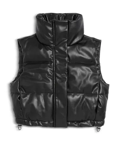 Katiejnyc Girls' Tween Jenny Puffer Vest - Big Kid In Black