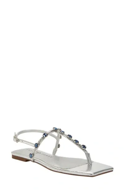 Katy Perry The Camie Embellished Slingback Sandal In Silver