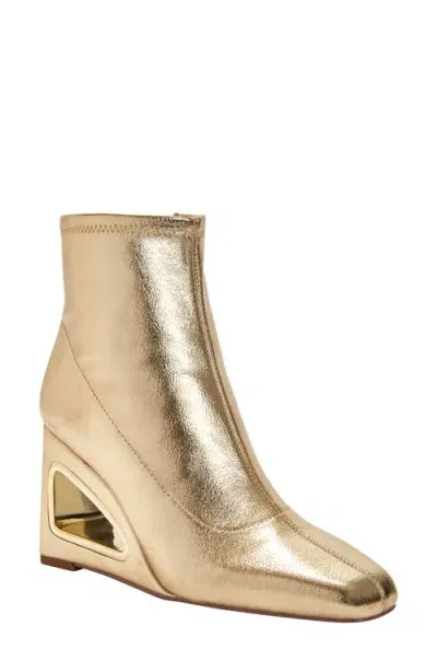 Katy Perry The Hollow Wedge Bootie In Gold