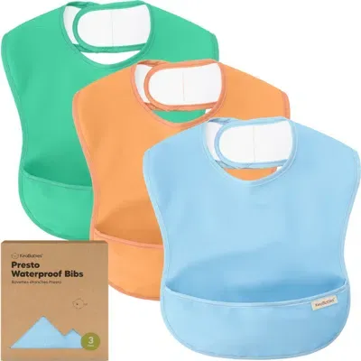 Keababies Kids'  3-pack Presto Waterproof Bibs In Multi