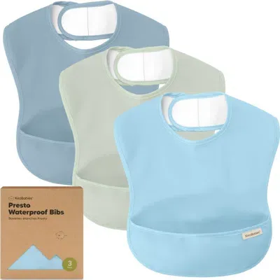 Keababies Kids'  3-pack Presto Waterproof Bibs In Multi