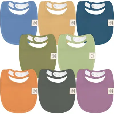 Keababies Kids'  8-pack Baby Drool Bibs In Multi