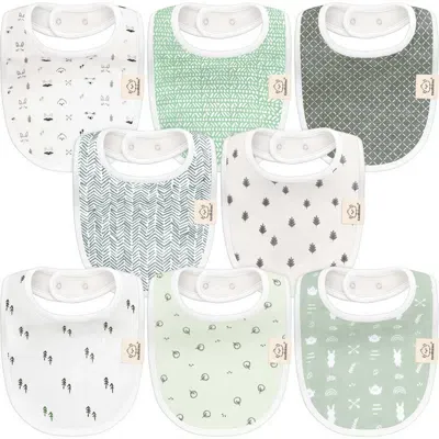 Keababies Kids'  8-pack Baby Drool Bibs In Multi