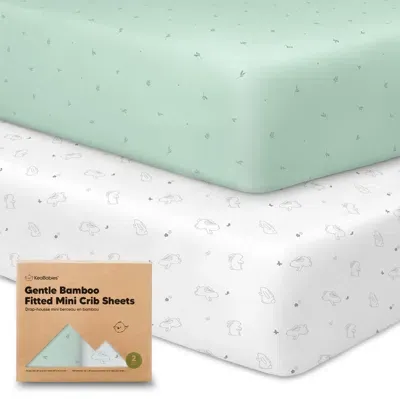 Keababies Kids' Isla Fitted Mini Crib Sheets In Bunnies