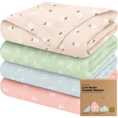 Keababies Kids'  Lumi Muslin Swaddle Blankets In Multi