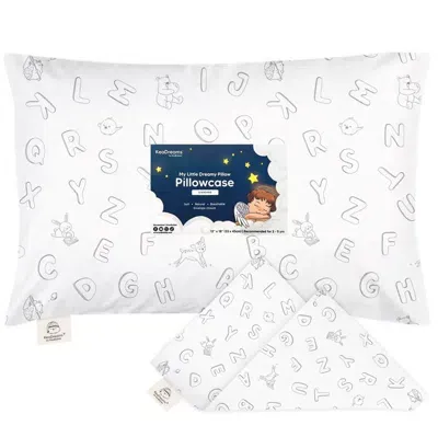 Keababies Kids'  Printed Toddler Pillowcase 13x18" In Abc Land