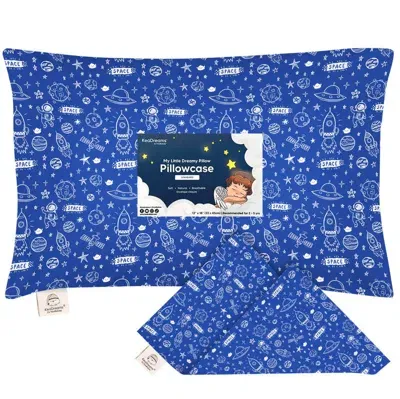 Keababies Kids'  Printed Toddler Pillowcase 13x18" In Off To Space