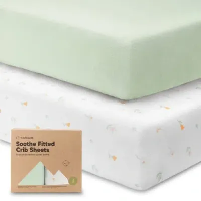 Keababies Kids'  Soothe Fitted Crib Sheet In Wildflowers