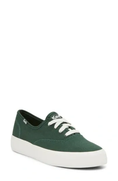 Keds ® Platform Sneaker In Green Canvas