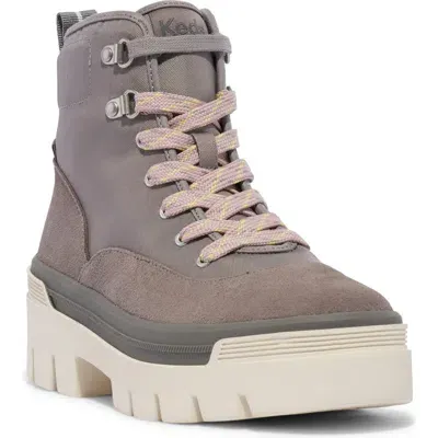 Keds ® Soho Combat Boot In Grey