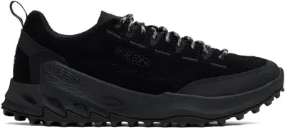 Keen Black Jasper Zionic Sneakers In Black/alloy