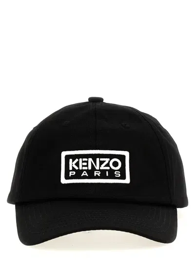 Kenzo Baseball Hat With Logo In Black