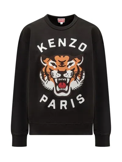 Kenzo Black Cotton Sweatshirt