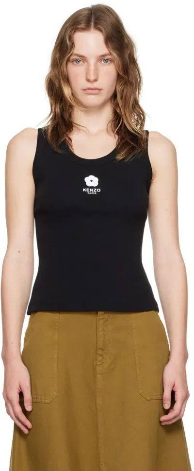 Kenzo Cotton Top In Black