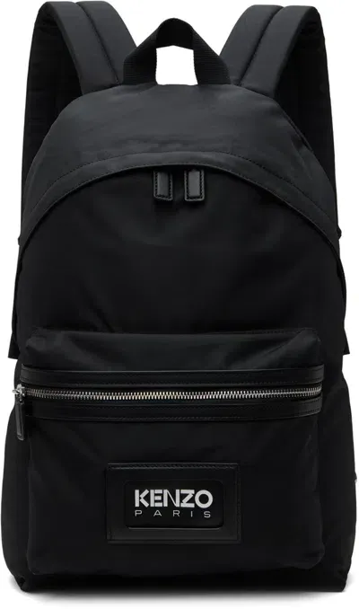 Kenzo Black  Paris Graphy Backpack