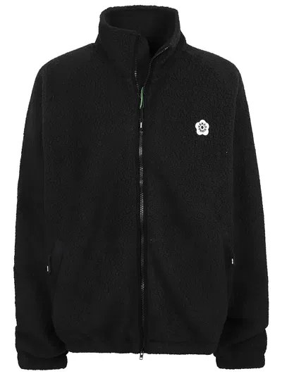 Kenzo Boke 2.0 Polar Fleece Jacket In Black