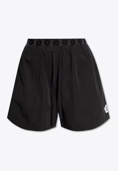 Kenzo Boke Flower 2.0 Mini Shorts In Black