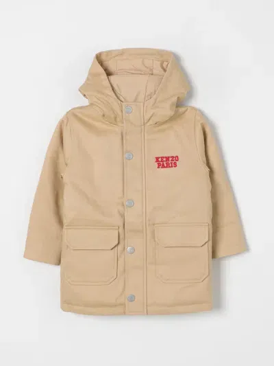 Kenzo Coat  Kids Kids Color Beige