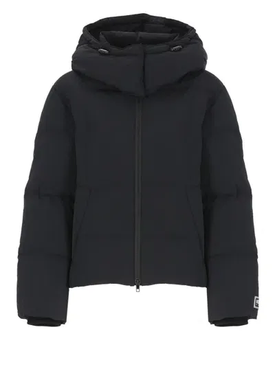 Kenzo Quilted Down Jacket In Black