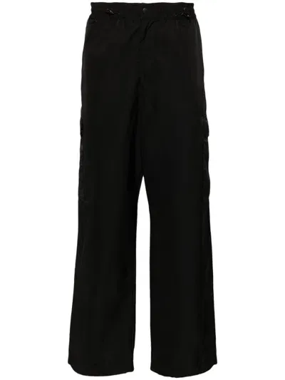 Kenzo Cargohose Mit Kordelzug In Black