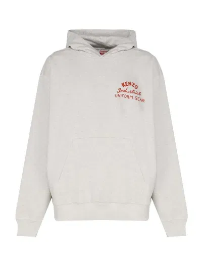 Kenzo Hoodie Sweatshirt In Grey