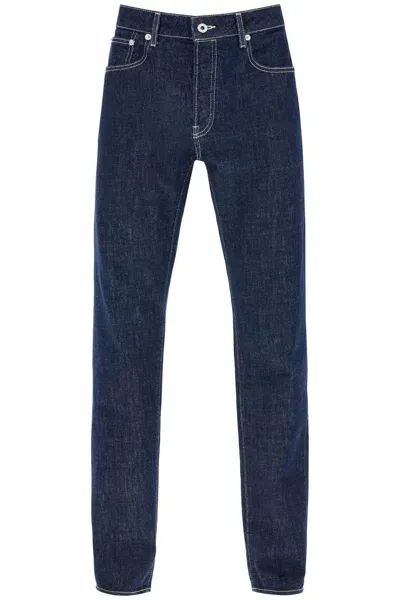 Kenzo Jeans Bara Slim Fit In Blue