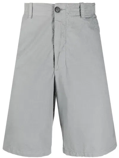 Kenzo Cotton Shorts In Grey