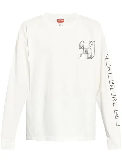 Kenzo Kube T-shirt In White