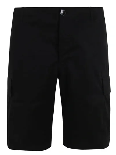 Kenzo Logo Patch Knee In Black