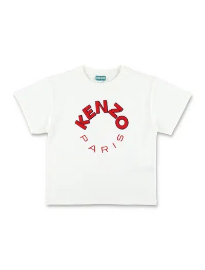 Kenzo Kids' Logo T-shirt In White