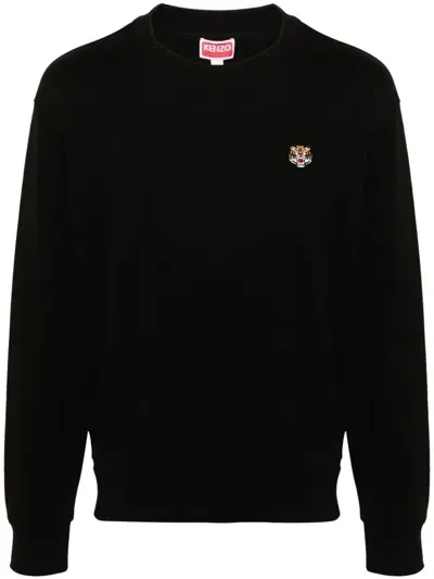 Kenzo Lucky Tiger Sweatshirt In Black