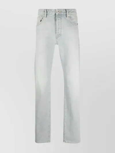 Kenzo Denim Pants In White