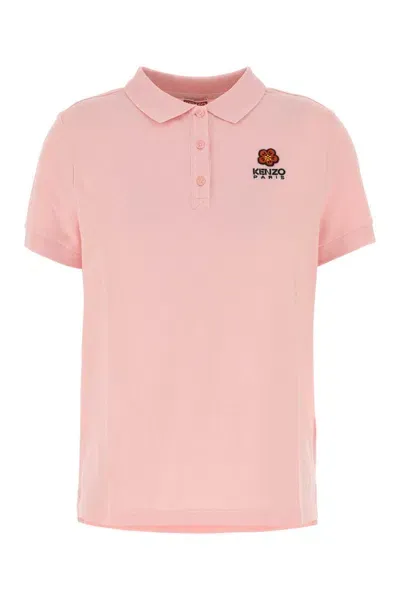 Kenzo Pink Piquet Polo Shirt