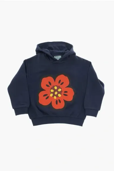 Kenzo Printed Brushed Cotton Hoodie