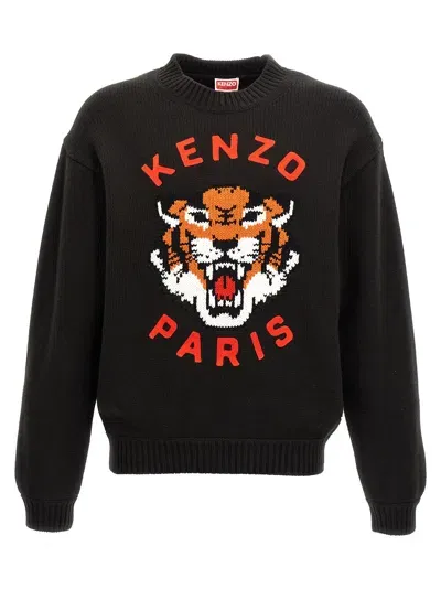 Kenzo Rws Lucky Tiger Sweater, Cardigans Black